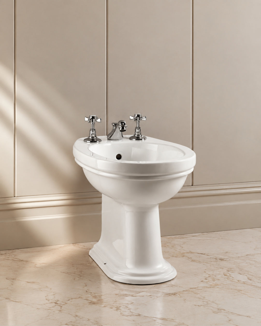 Rose gulvstående bidet – Devon&Devon