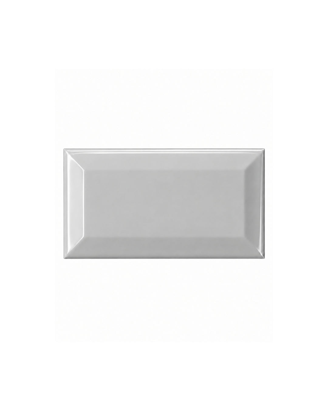 Simply diamant 7,5×15 i grå, blank keramik – Devon&Devon