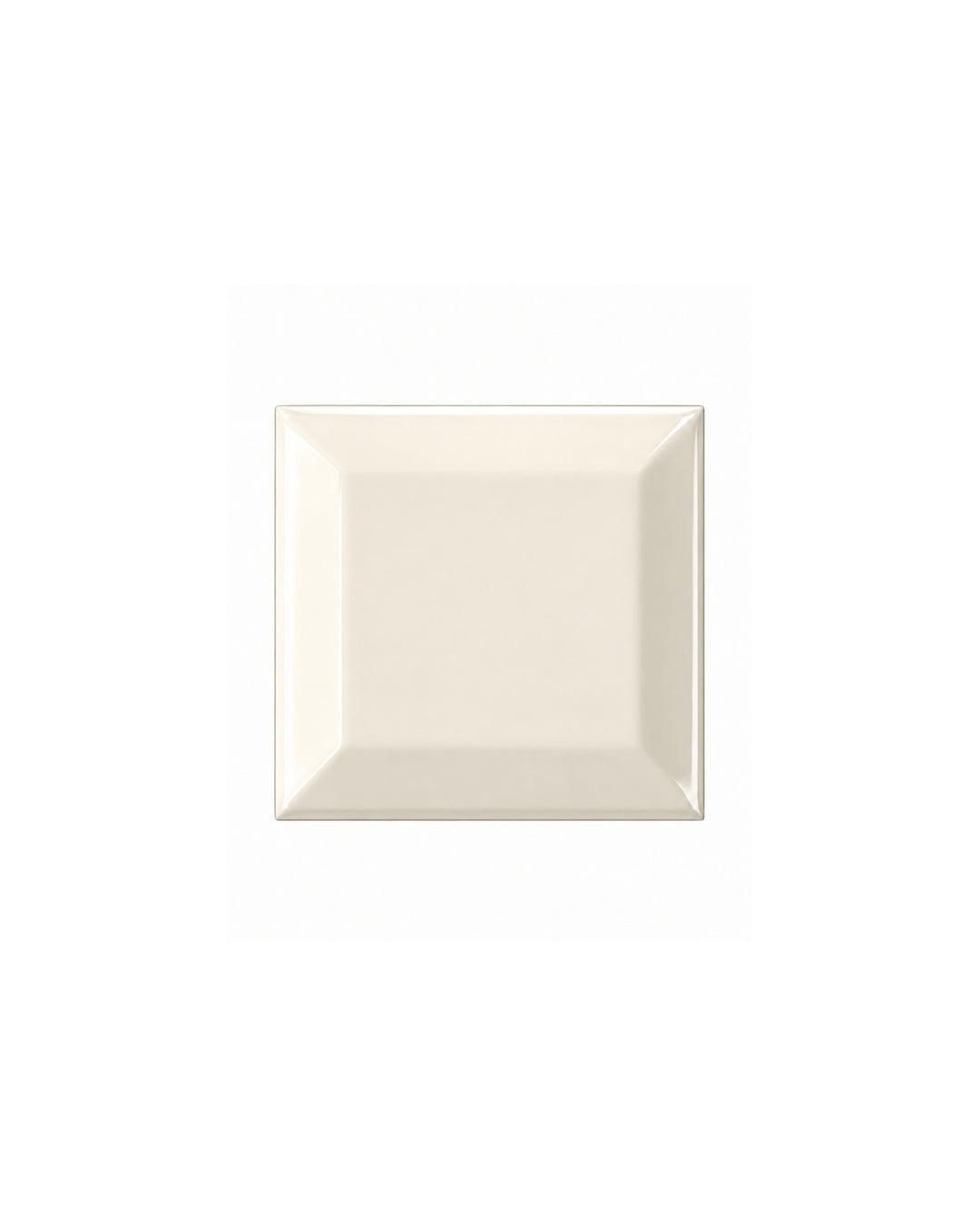 Simply diamant 7,5×7,5 i creme, blank keramik – Devon&Devon
