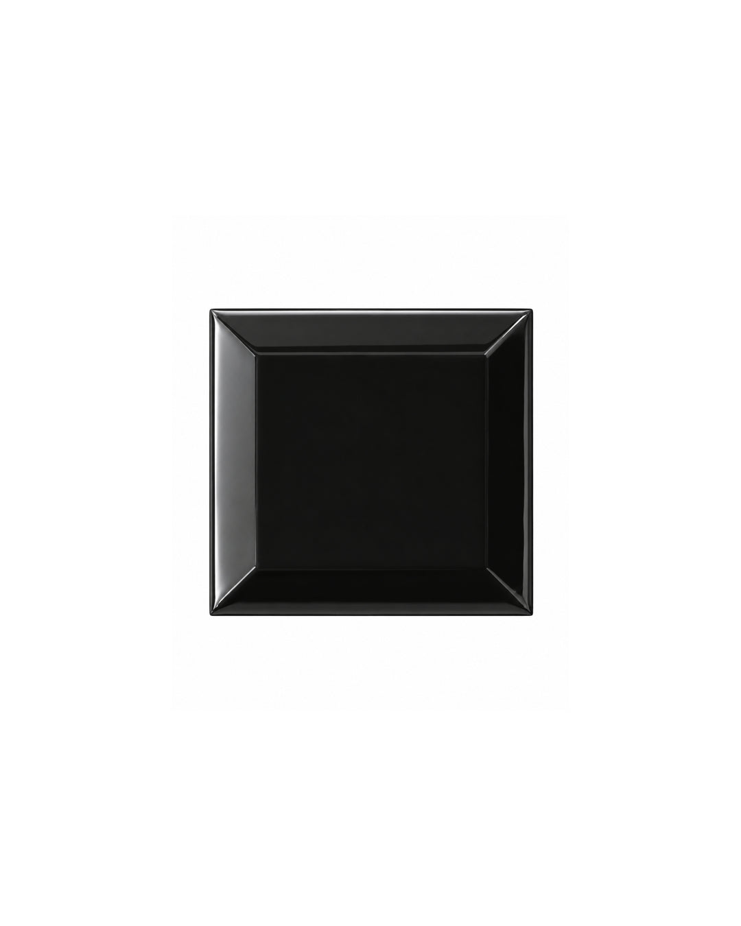 Simply diamant 7,5×7,5 i sort, blank keramik – Devon&Devon