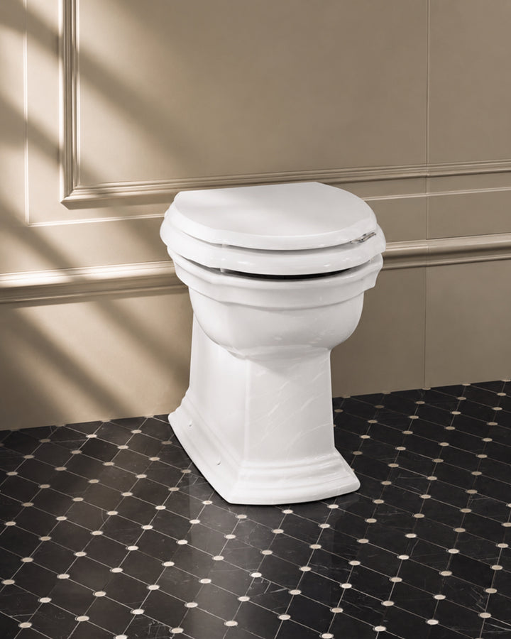 Westminster back-to-wall toilet i hvid keramik fra Devon&Devon