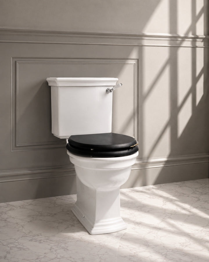 Westminster toiletskål i hvid keramik fra Devon&Devon