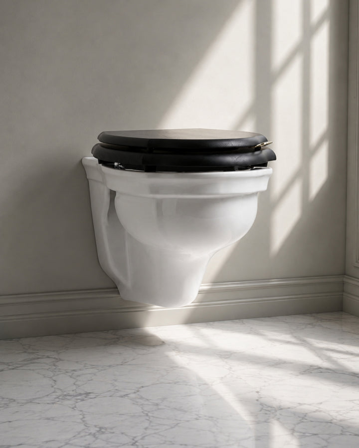 Westminster væghængt toilet i hvid keramik fra Devon&Devon