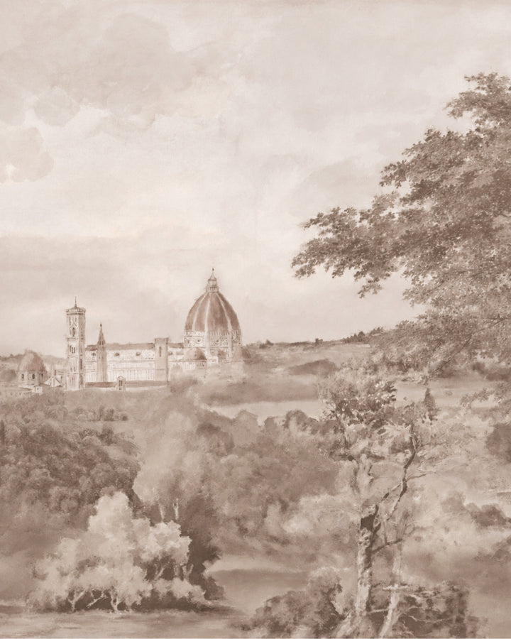 Devon&Devon Florence tapet i sepia fra Style Office-kollektionen