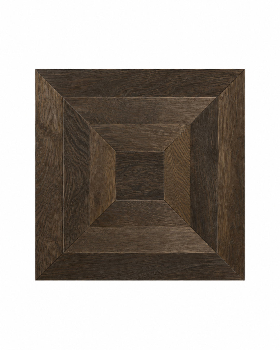 Intarsia DDFZ66 egetræsgulv i sort finish – intarsia parketgulv 60×60 cm, Devon&Devon