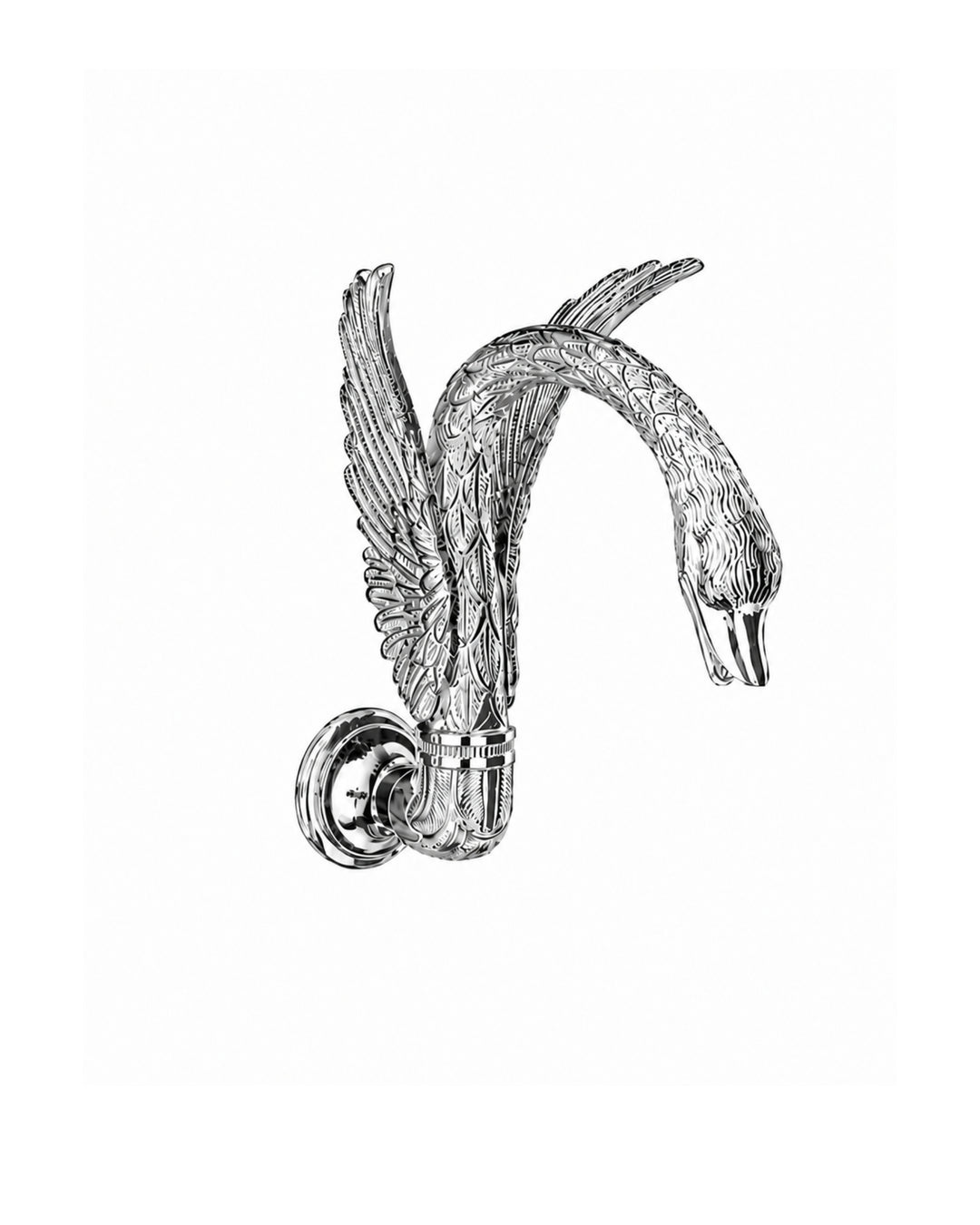 Swan vægmonteret vandtud i svanehane-design – Devon&Devon | DSL Studio