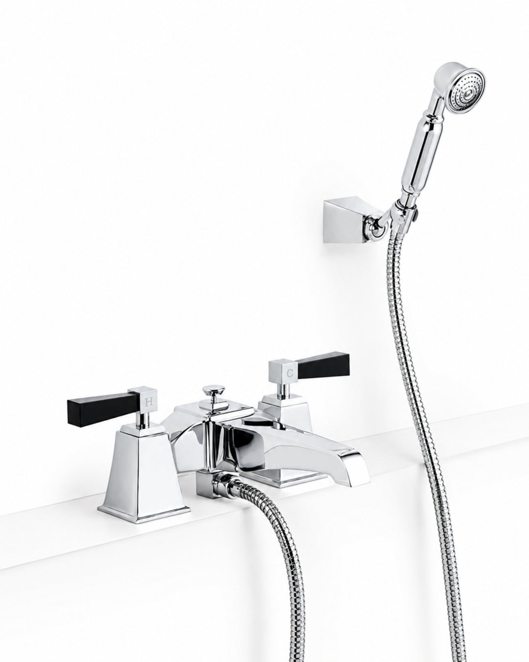 VIP Time badekar- og brusearmatur til bordmontering i massiv messing – Devon&Devon